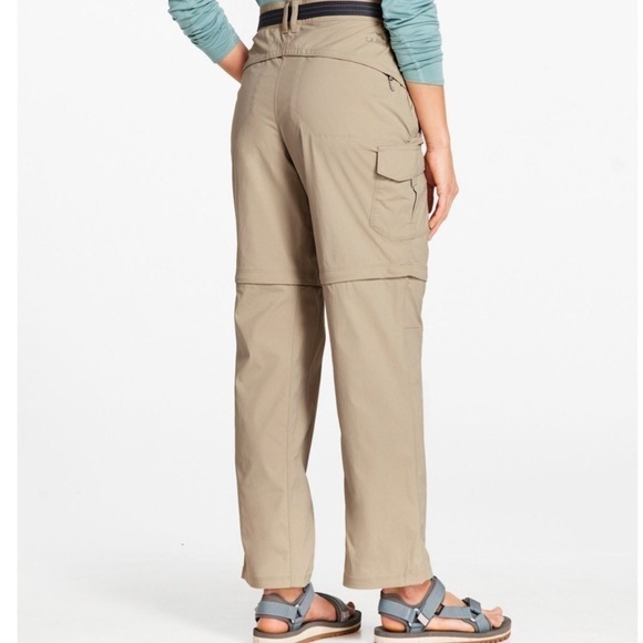 LL Bean sand zip off women’s convertible pant Medium Petite - Picture 2 of 8